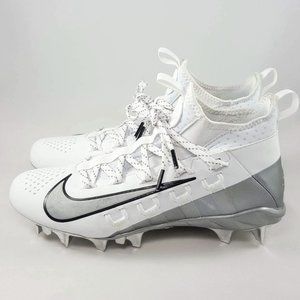 Nike Huarache 6 Elite Mens White Lacrosse Cleats